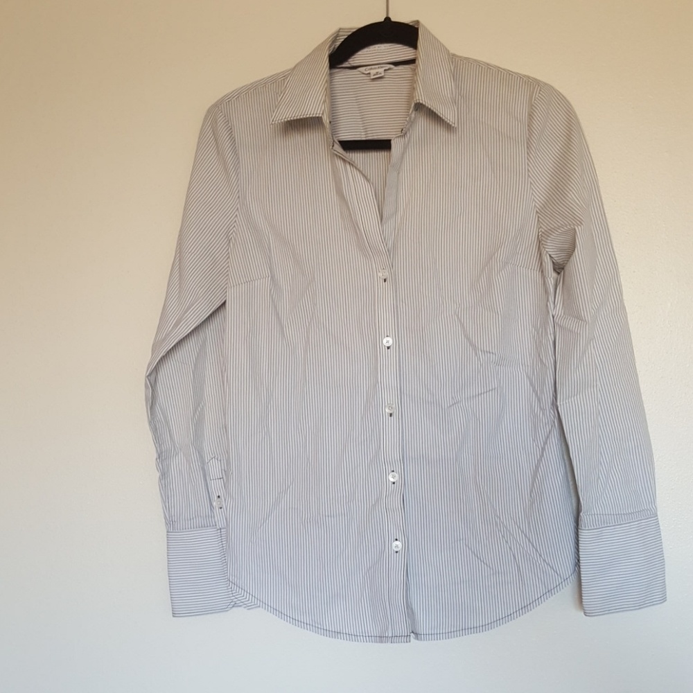 Calvin Klein Pinstriped Button Up